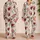 Vintage Blush Peony Garden For Romantic Cottagecore Bedtime And Relaxed Weekend Lounging Satin Pajamas Set - 2