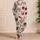Vintage Blush Peony Garden For Romantic Cottagecore Bedtime And Relaxed Weekend Lounging Satin Pajamas Set - 4