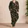 Spotted Salamander Tropical Night Garden Botanical Motifs For Relaxed Home Comfort Satin Pajamas Set - 4
