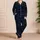 Midnight Black Cat Faces Cozy Bedtime Style For Cat Lovers And Night Owls At Home Satin Pajamas Set - 4