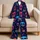 Colorful Skull Faces with Bone Accents for Halloween Lounging and Gift Giving, Women Satin Pajamas Set - 5
