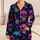 Colorful Skull Faces with Bone Accents for Halloween Lounging and Gift Giving, Women Satin Pajamas Set - 1