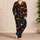 Colorful Cat Motif Cozy Loungewear for Relaxed Evenings, Travel, and Weekend Comfort Satin Pajamas Set - 4