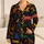 Colorful Cat Motif Cozy Loungewear for Relaxed Evenings, Travel, and Weekend Comfort Satin Pajamas Set - 1