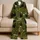 Black Cat Botanical Meadow Floral Motif For Cozy Lounging And Relaxed Weekend Sleep Satin Pajamas Set - 5
