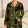 Black Cat Botanical Meadow Floral Motif For Cozy Lounging And Relaxed Weekend Sleep Satin Pajamas Set - 1