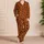 Burnt Orange Leopard Spots for Stylish Lounging, Cozy Nights, and Weekend Getaways Satin Pajamas Set - 4