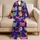Colorful Cat Faces for Cozy Lounging, Weekend Relaxation and Playful Home Style for Women Satin Pajamas Set - 5