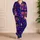 Neon Cyberpunk Skull Motifs for Festivals, Nightlife, and Bold Plus Size Streetwear Satin Pajamas Set - 4