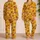 Kawaii Mushroom Acorn Autumn Woodland Motifs for Cozy Lounging and Fall Gatherings Satin Pajamas Set - 2