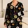 Halloween Ghosts Jack O Lanterns and Bats for Festive Nights, Trick or Treat Fans Satin Pajamas Set - 1