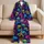 Neon Skull Halloween Spooky Season Gift, Gothic Alternative Style For Plus Size Women Satin Pajamas Set - 5