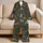 Vintage Mushroom Woodland Autumn Motifs for Cozy Loungewear, Cabin Days and Nature Lovers Satin Pajamas Set - 5
