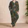 Vintage Mushroom Woodland Autumn Motifs for Cozy Loungewear, Cabin Days and Nature Lovers Satin Pajamas Set - 4