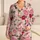 Blush Rose Peony Floral Garden Motif For Romantic Lounging And Cozy Spring Evenings Satin Pajamas Set - 1