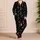 Rainbow Musical Notes with Treble Clefs for Concert Nights, Music Lovers, and Gift Giving Satin Pajamas Set - Z5A-CFRBWZ