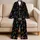 Rainbow Musical Notes with Treble Clefs for Concert Nights, Music Lovers, and Gift Giving Satin Pajamas Set - 5