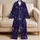 Gothic Skeleton Skull Cemetery Bones for Halloween Nighttime Comfort Alternative Adults Satin Pajamas Set - 5