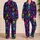 Neon Gothic Skeleton Skulls For Cozy Lounging And Spooky Nighttime Relaxation At Home Satin Pajamas Set - 2