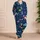 Undersea Whale Starfish Seahorse Scene for Coastal Lounge Days and Beach House Decor Satin Pajamas Set - 4