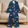 Undersea Whale Starfish Seahorse Scene for Coastal Lounge Days and Beach House Decor Satin Pajamas Set - 5