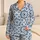 Blue Moroccan Star Tile Geometry For Resort Lounging, Travel, And Everyday Comfort Satin Pajamas Set - 1