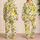 Lemon Citrus Botanical Motif for Cozy Lounging, Summer Travel, and Gift Giving for Women Satin Pajamas Set - 2