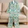 Whimsical Unicorn Rainbows for Dreamy Nights and Colorful Lounging, Women's Plus Size Satin Pajamas Set - 5