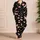 Medical Stethoscope Hearts and Masks for Healthcare Lounging, Nurses and Care Teams Satin Pajamas Set - 4