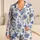 Coastal Sea Life Watercolor Motifs for Beach Days and Relaxed Lounging, Women’s Gift Satin Pajamas Set - 1