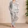 Pastel Bow Floral Patchwork for Cozy Lounging, Sleepovers, and Feminine Gift Giving Satin Pajamas Set - 4