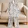Pastel Bow Floral Patchwork for Cozy Lounging, Sleepovers, and Feminine Gift Giving Satin Pajamas Set - 5