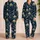 Vintage Nautical Sailboats and Dolphins for Coastal Lounging, Seaside Travel and Gifts Satin Pajamas Set - 2