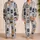 Charming Cat Portraits For Cozy Lounging, Colorful Whimsical Style For Cat Lovers Satin Pajamas Set - 2