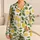 Lemon Grove Greenery With Leafy Citrus Details For Sunny Summer Days And Vacation Style Satin Pajamas Set - 1