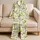 Chartreuse Magnolia Floral Botanical East Asian Style For Relaxed Lounging And Cozy Nights Satin Pajamas Set - 5