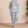 Coastal Shells And Starfish Ocean-Inspired Comfort For Beach Lovers, Women At Home Satin Pajamas Set - 4