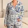 Coastal Shells And Starfish Ocean-Inspired Comfort For Beach Lovers, Women At Home Satin Pajamas Set - 1