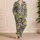 Lemon Citrus Leaves Summer Vacation Lounge Style Gift for Women and Lemon Lovers Satin Pajamas Set - 4