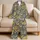 Lemon Citrus Leaves Summer Vacation Lounge Style Gift for Women and Lemon Lovers Satin Pajamas Set - 5