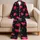 Raspberry Pink Hearts and Silver Stars for Cozy Nights, Date Nights, and Lounging Satin Pajamas Set - 5