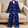 Colorful Butterfly Floral Motif For Relaxed Lounging And Cozy Nights, Women’s Gift For Her Satin Pajamas Set - 5
