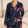 Stained Glass Butterfly Midnight Garden Lounge Wear For Relaxed Nighttime Comfort At Home Satin Pajamas Set - 1