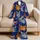 Colorful Cat Faces Dopamine Style for Cozy Lounging and Weekend Relaxation, Women Satin Pajamas Set - 5