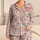 Medical Care Hearts Stethoscope ECG Motifs for Nurses, Doctors, and Healthcare Fans Satin Pajamas Set - 1