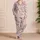 Medical Care Hearts Stethoscope ECG Motifs for Nurses, Doctors, and Healthcare Fans Satin Pajamas Set - 4