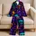 Colorful Halloween Skull Maple Leaf Motifs for Cozy Loungewear and Festive Gifts Satin Pajamas Set - 5