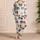 Geometric Cat Faces for Cozy Lounging and Weekend Relaxation, Women's Whimsical Style Satin Pajamas Set - 4