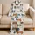 Geometric Cat Faces for Cozy Lounging and Weekend Relaxation, Women's Whimsical Style Satin Pajamas Set - 5