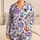 Science Kitten Microscope DNA Eye Motifs for Cozy Bedtime Sleep Gift for Women Adults Satin Pajamas Set - 1